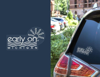 Thumbnail image of Early On Michigan Sticker