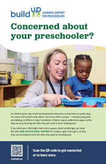 Thumbnail image of English Build Up Michigan Childcare Poster