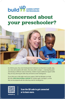 Thumbnail image of English Build Up Michigan Childcare Poster